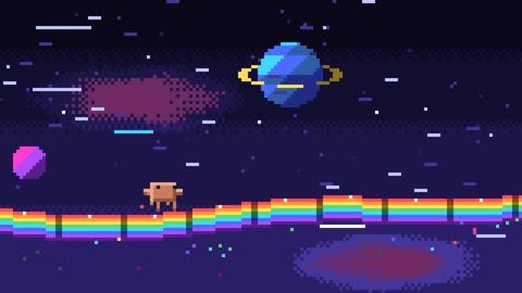 像素太空跑者的画面